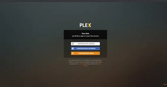 plex login